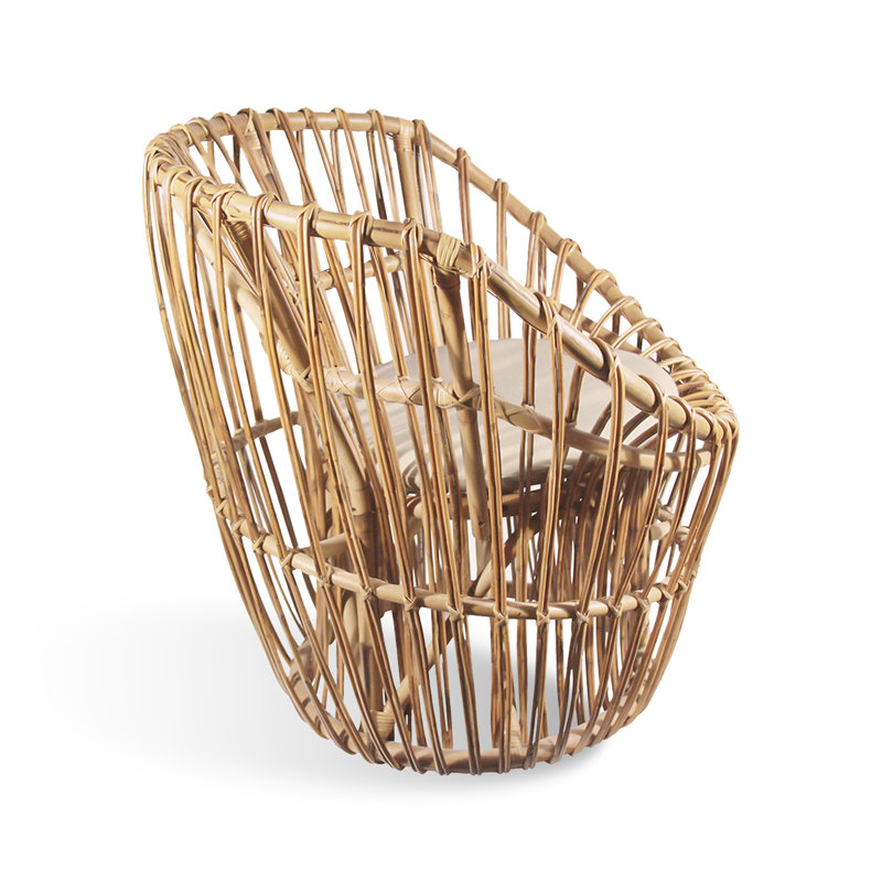 Ibolili Rattan Accent Chair Wayfair